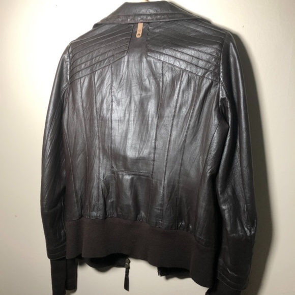 Mackage for Aritzia leather jacket — Brown — Large - Picture 7 of 8